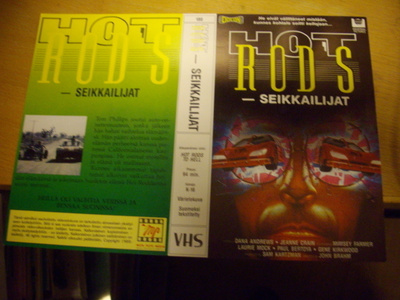 Vhs kansipaperi Fix - HOT RODS - SEIKKAILIJAT