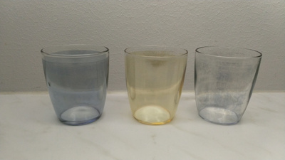 Göran Hongell hohtolasit 3 kpl, malli 2157, Karhula- Iittala