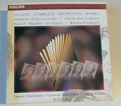 9CD Handel Complete Orchestral Works