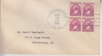 USA FDC 1936 Susan B anthony