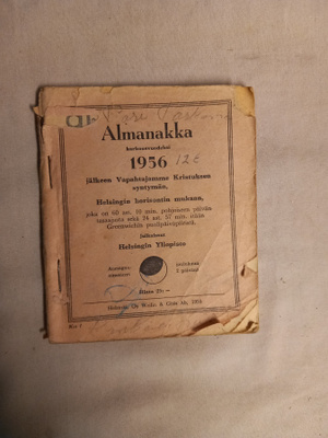 osta syntymävuotesi almanakka 1956