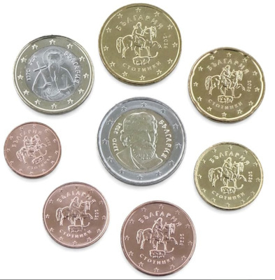 ** BULGARIA 1c-2€ kiertämätön kolikkosarja 2026 **