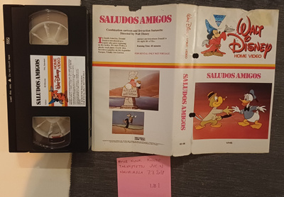 Saludos Amigos, vhs (UK, Pal)