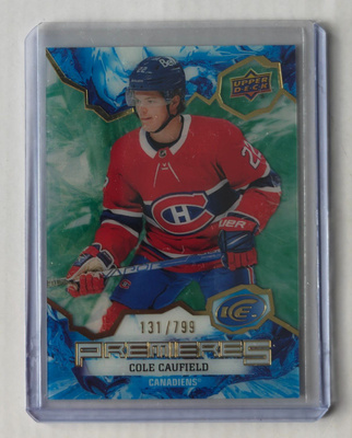 Cole Caufield 2021-22 UD Ice Premieres /799