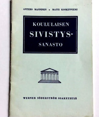 Koululaisen sivistyssanasto