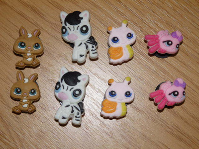 LITTLEST PET SHOP kenkäkoru, kenkäkoriste: SETTI 3 etana, hä