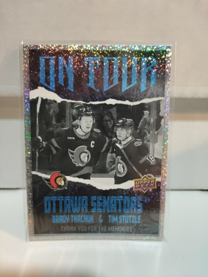 2024-25 Upper Deck On Tour #OT-17 Brady Tkachu /Tim Stutzle