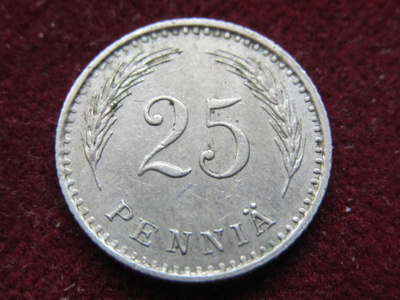 25 penniä 1940 CuNi