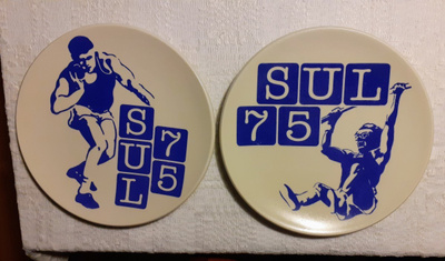 Arabia "SUL 75" seinälautanen 2kpl