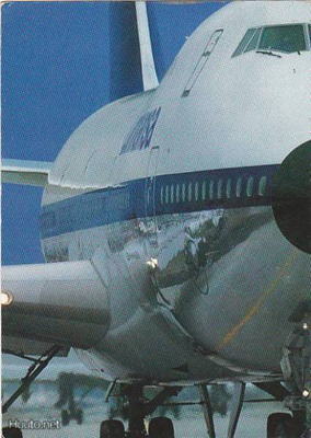 LENTOKONEKORTTI - BOEING 747 - 200 - LUFTHANSA