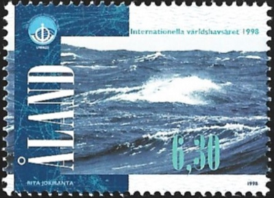 Åland 1998  Valtamerten vuosi  6,30 mk ** LaPe 142