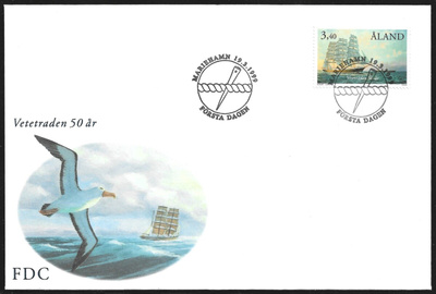 FDC Åland 1999  Vehnäreitti  LaPe ÅL 155