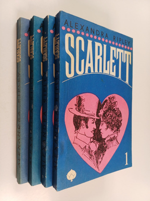 Alexandra Ripley : Scarlett 1-4 (vironkielinen)