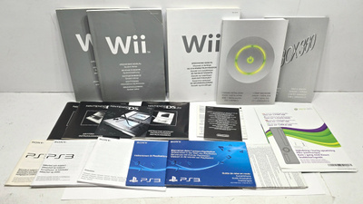 Konsolien ohjekirjoja (Wii, PS3, DS, Xbox 360)