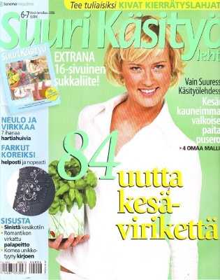 Suuri Käsityölehti 6-7 2006 + sukkaliite