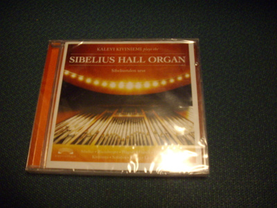 Kalevi Kiviniemi plays Sibelius Hall Organ CD (UUSI!) Sis.pk