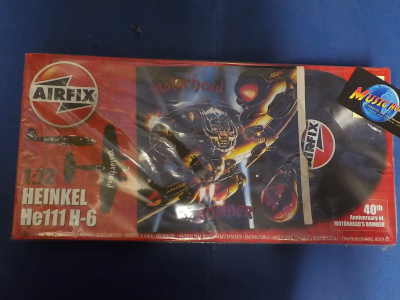 MOTÖRHEAD AIRFIX HEINEKEL HE111 H-6 UUSI RAKENNUSSARJA