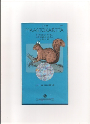 Maastokartta 1:20 000 Uiherla