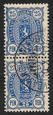 Vaakuna 1889 25p (LAPE 2x31B) O pystypari