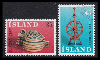 Islanti 514-5 o Europa taidekäsityöt (1976)