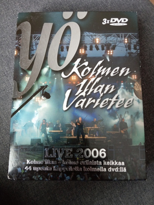 Yö kolmen illan varietee. 3xdvd