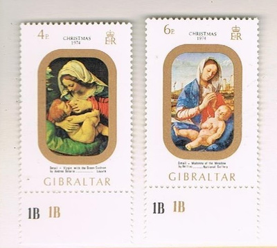 Gibraltar 1974 - Joulu Christmas ++