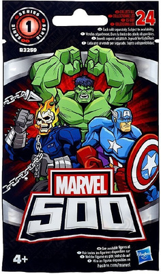 10x Marvel 500 Hahmopussi, avaamaton pussi