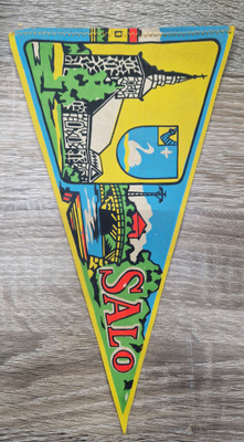 SALO  vintage iso matkailuviiri 1960-luvulta