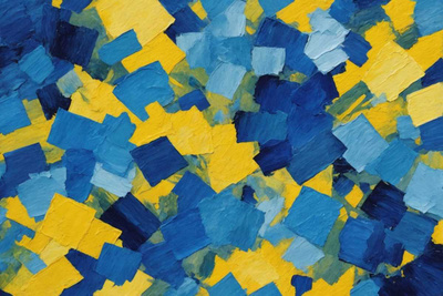 Uusi Abstrakti alumiinitaulu 20 cm x 30 cm