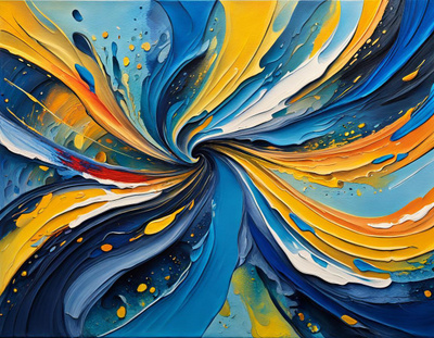 Uusi Abstrakti alumiinitaulu 30 cm x 40 cm