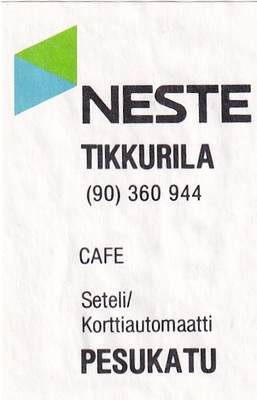 Tikkurila . NESTE   7/8