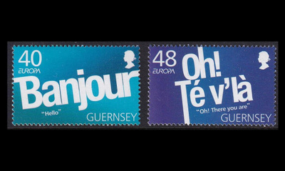 Guernsey 1186-7 ** Europa kirje (2008)