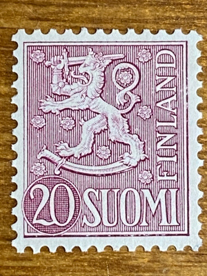 LEIJONAMALLI 1954 20MK**
