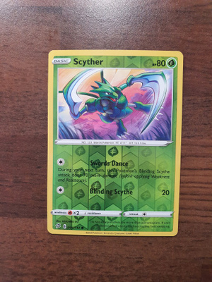 Pokemon Scyther 004/192 Reverse holo Rare