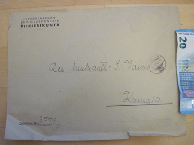 VANHA Virkakuori Suojeluskunta Kymenlaakso Piiriesikunta 194