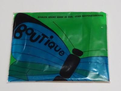 Boutique ohuet nylonsukat koko 10