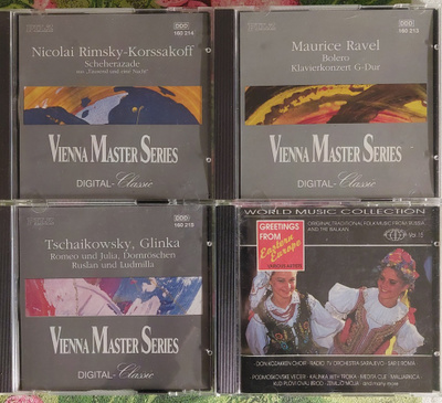 CD Klassista musiikkia 8 cd- levyä