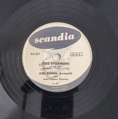 Savikiekko 1954 - Ossi Runne trumpetti - Scandia KS-217