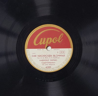 Savikiekko 1950 - Harmony Sisters - Cupol 4289