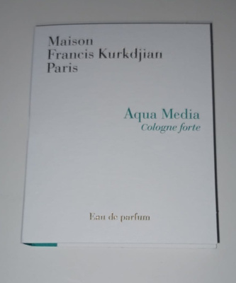 Maison Francis Kurkdjian Paris hajuveinäyte Aqua Media