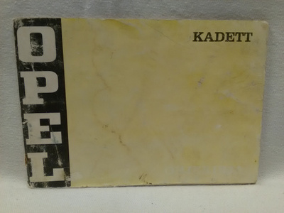 Opel Kadett ohjekirja v.1979