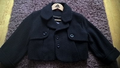 Musta OIS Scandinavian easywear lyhyt Jakku / Takki koko 38
