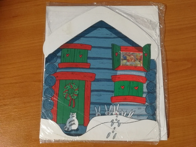 Postimerkit 1993, Joulumerkkipakkaus - jouluinen talo
