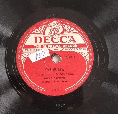 Savikiekko 1948 - Decca orkesteri - Decca SD 5049