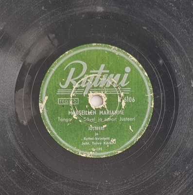 Savikiekko 1951 - Justeeri - Rytmi R 6106