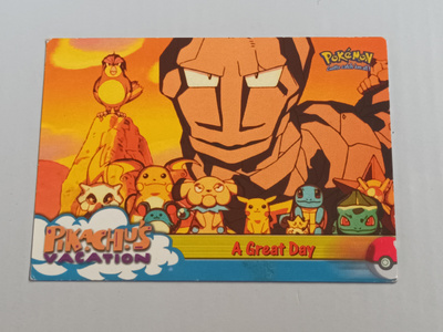 Topps Pokemon Pikachu's Vacation A Great Day #58