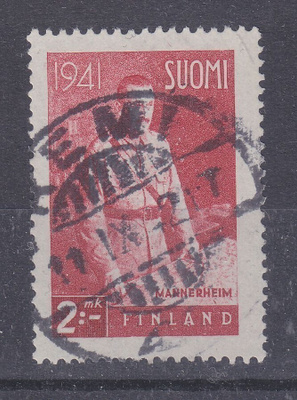 1941 Mannerheim 2 mk loistoleimalla.
