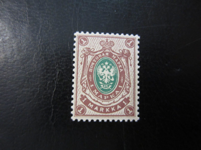 1914 1 mk lila / vihreä **