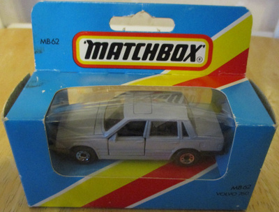 Volvo 760 GLE 2.8 V6 Sedan 4D Grey 1986 Matchbox MB62 1:62