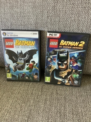 2 X LEGO BATMAN PC  (THE VIDEO GAME & DC SUPER HEROES)